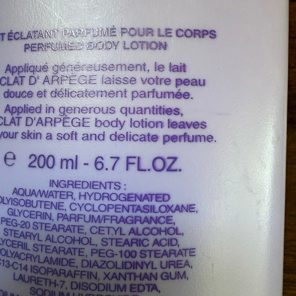 Lanvin Eclat D'arpege Perfumed Body Lotion 6.7 oz